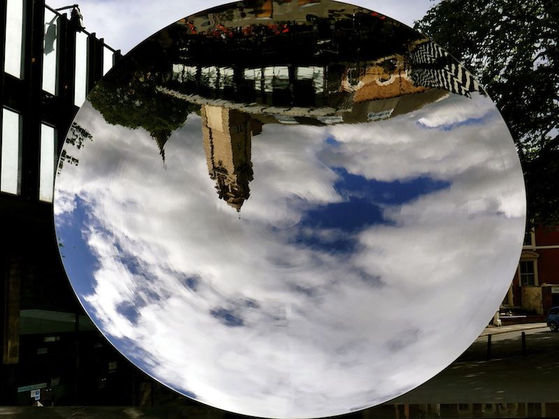 Sky mirror -Nottingham car-free guide