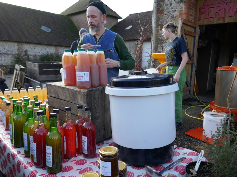 Stanmer Park fruit juice & chutneys - Car-free adventures around Brighton