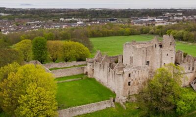 Craigmillar Castle from the air